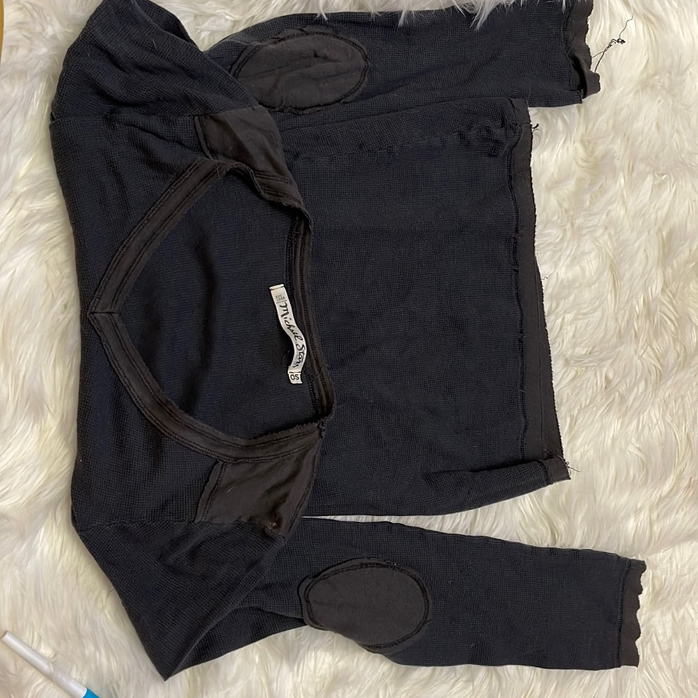 Michael Stars Black Long Sleeved Shirt